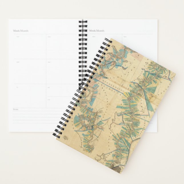 Chart of The Lower Mississippi River Planner (Display)