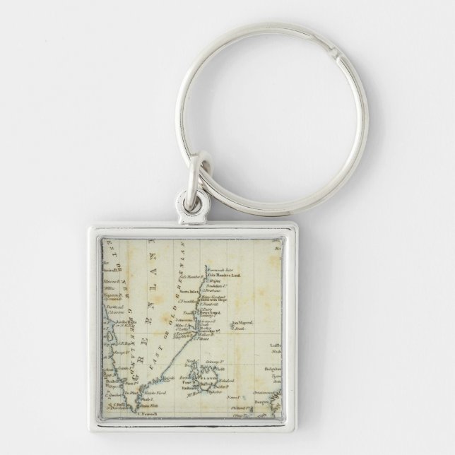 Chart, Polar Seas Keychain (Front)