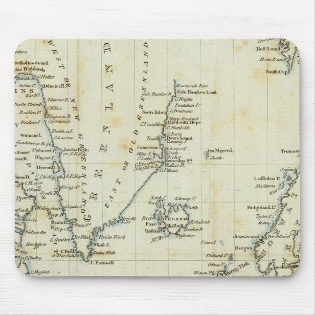 Chart, Polar Seas Mouse Pad (Front)