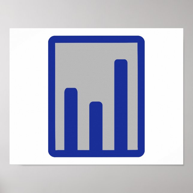 Chart statistics icon (Front)