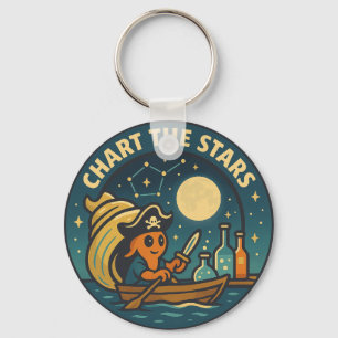 Chart The Stars Pirate Octopus Keychain