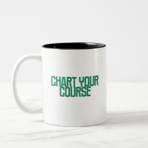 Chart Your Course   Data Visualization Strategy Two-Tone Coffee Mug