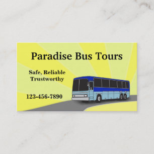 Charter Bus Business Card