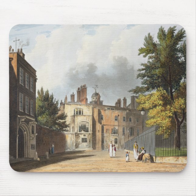 Charter House from the Square, from 'History of Ch Mouse Pad (Front)