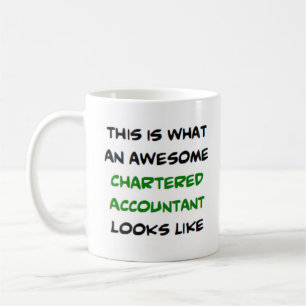 chartered accountant, awesome coffee mug