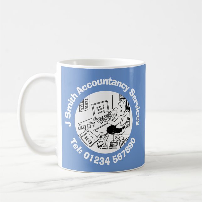 Chartered Accountants and Accountancy. Coffee Mug (Left)