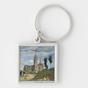 Chartres Cathedral, 1830 Keychain