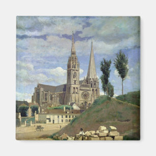 Chartres Cathedral, 1830 Magnet