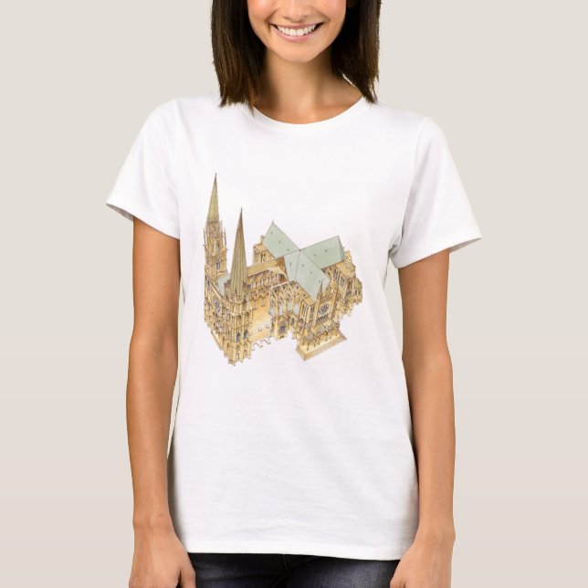 Chartres Cathedral. France T-Shirt (Front)