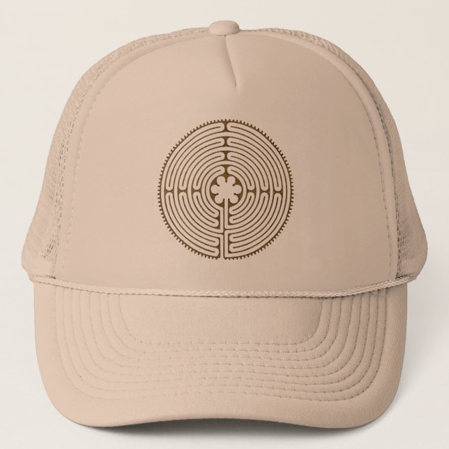 Chartres Labyrinth antique style + your ideas Trucker Hat (Front)