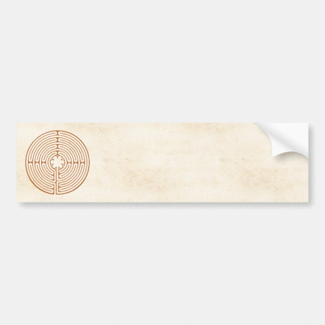 Chartres Labyrinth Bumper Sticker (Front)