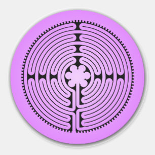 Chartres Labyrinth Classic Round Sticker