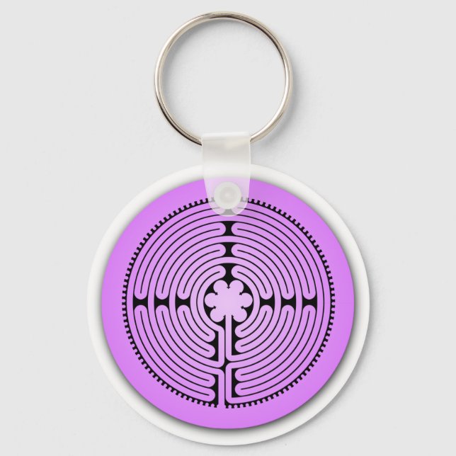 Chartres Labyrinth Keychain (Front)