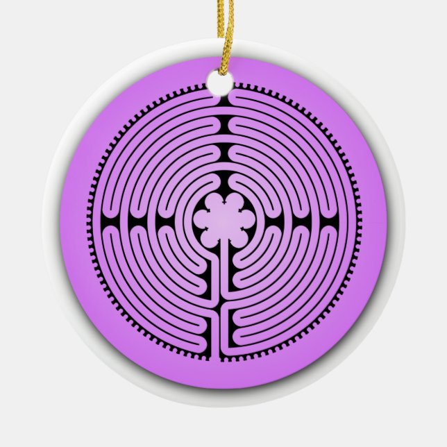 Chartres Labyrinth Ornament (Front)