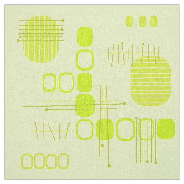Chartreuse Abstraite en tissu d'écorce atomique (Échantillon)