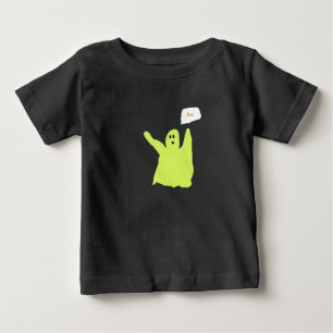 Chartreuse Ghostie Orange Boo apparel Baby T-Shirt