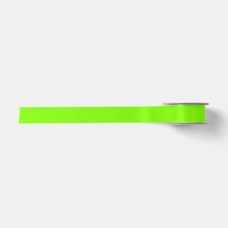 Chartreuse Green Colour Solid Plain Satin Ribbon