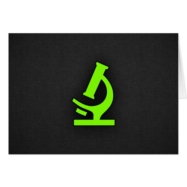 Chartreuse, Microscope vert néon (Devant Horizontal)