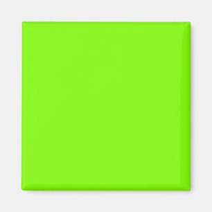 Chartreuse/Neon Green 7FFF00 Colour & Image Option Magnet