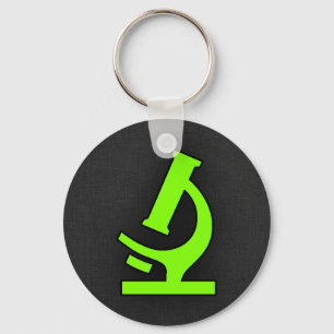 Chartreuse, Neon Green Microscope Keychain