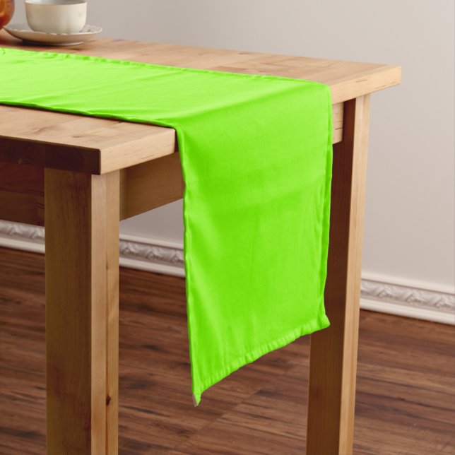Chartreuse Table Runner (In Situ)
