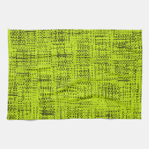 Chartreuse Tweed Kitchen Towel