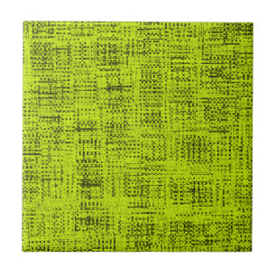 Chartreuse Tweed Tile