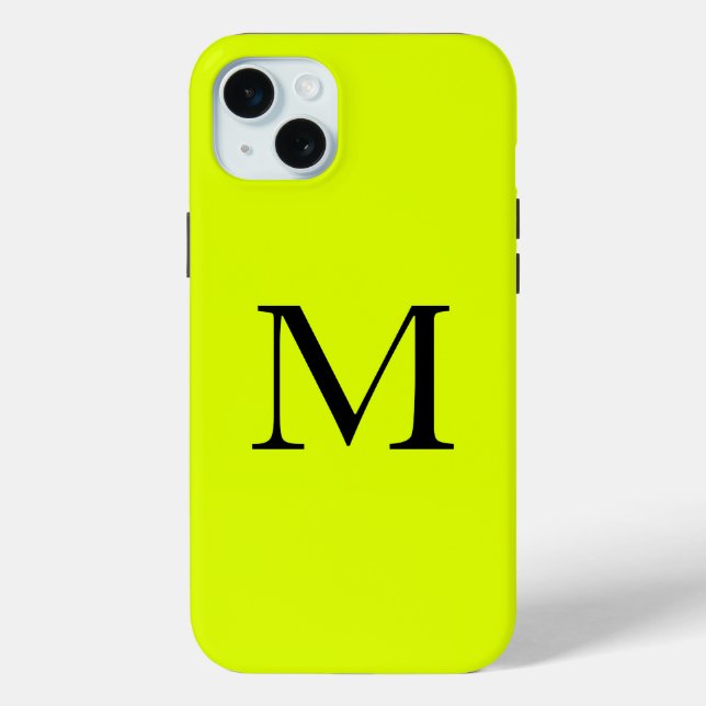  Chartreuse Yellow Name Fluorescent Neon Colour Case-Mate iPhone Case (Back)