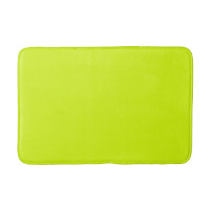 Chartreuse Yellow (solid colour) Bath Mat