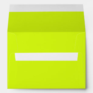 Chartreuse Yellow (solid colour) Envelope