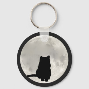 Chartreux Full Moon Keychain