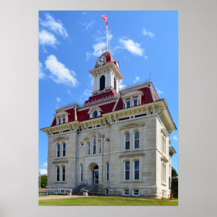 Chase County, Kansas, Courthouse 20x28 Poster