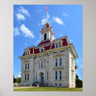 Chase County, Kansas, Courthouse Poster