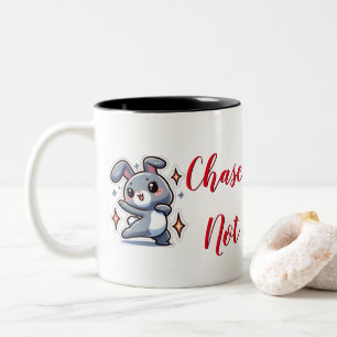 Chase Dreams Not Carrots Two-Tone Coffee Mug