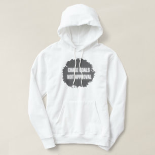 "Chase Goals Not Approval" Motivational Men's Hoodie