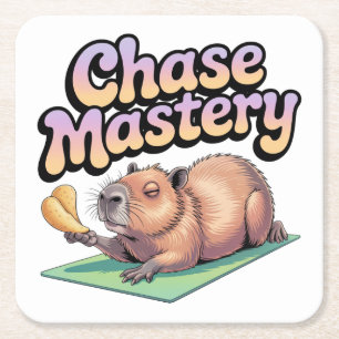 Chase Mastery Square Paper Coaster