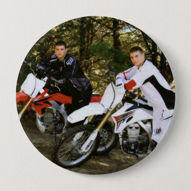 Chase memorial "flair" 4 inch round button (Front)