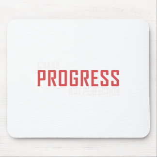 Chase Progress Not Perfection Sticker  Mouse Pad