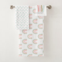 Chase Rainbows Pastel Colours & Faux Gold Glitter