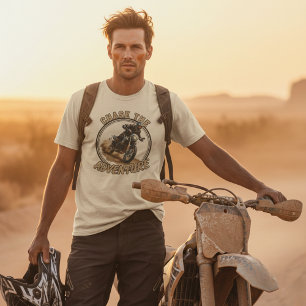 Chase The Adventure Retro Dual-Sport Motorcycle T-Shirt