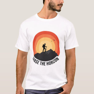 "Chase the Horizon" Hiking & Mountain Adventure T-Shirt