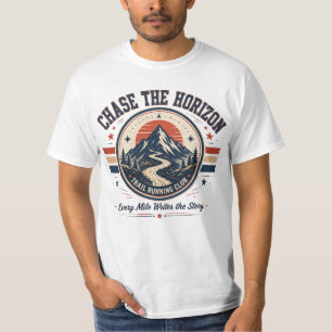 Chase The Horizon Trail Running Club T-shirt vinta