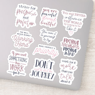 Chase Those Dreams 10pc Waterproof Sticker Set