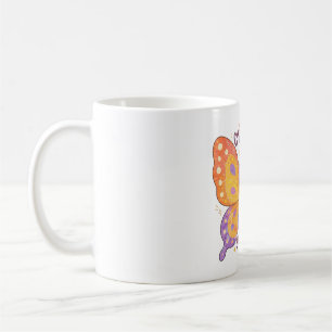 Chase Your Dreams Cute Butterfly Illustration Coffee Mug