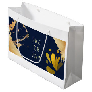 Chase your dreams large gift bag