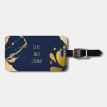 Chase your dreams luggage tag