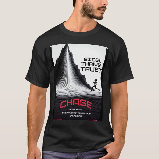 Chase Your Goal Graphic T-Shirt (Front)
