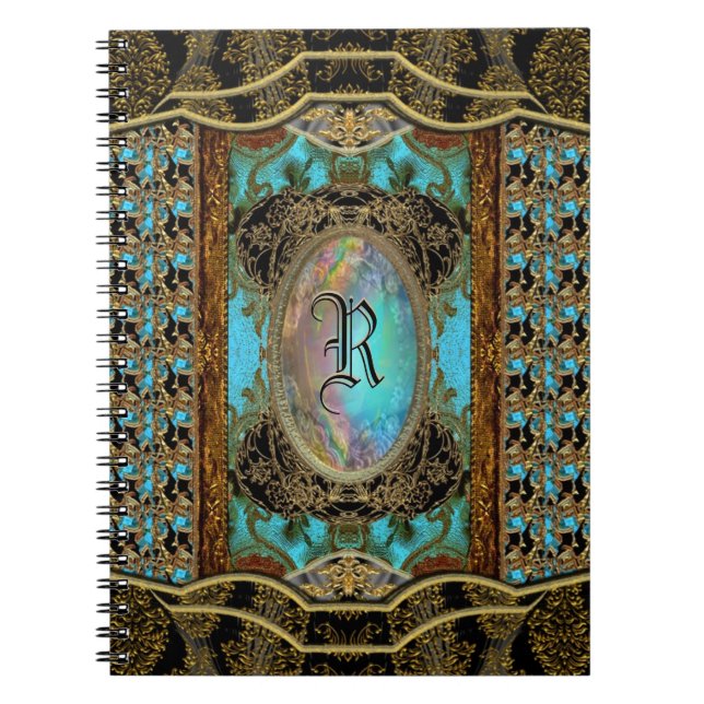 Chasecoeur Victorian Monogram Notebook (Front)