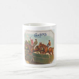 Chasers Vintage Horse Racing Coffee Mug