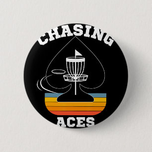 Chasing Aces Disc Golf Target Sports Apparel Men W 2 Inch Round Button